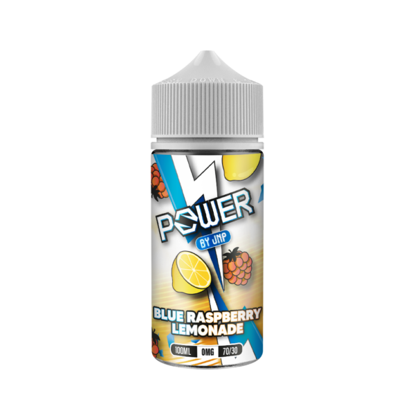 Power Blue Raspberry Lemonade by Juice n Power 120ml Shortfill with free nic at ecigzoo.
