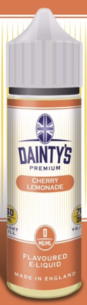 EcigZoo :Dainty's - Cherry Lemonade 50ml Shortfill, 50ml, E-liquid - 0MG Shortfill