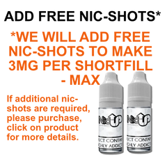 Free Nic-Shots Addon (To make 3mg per Shortfill - Max)