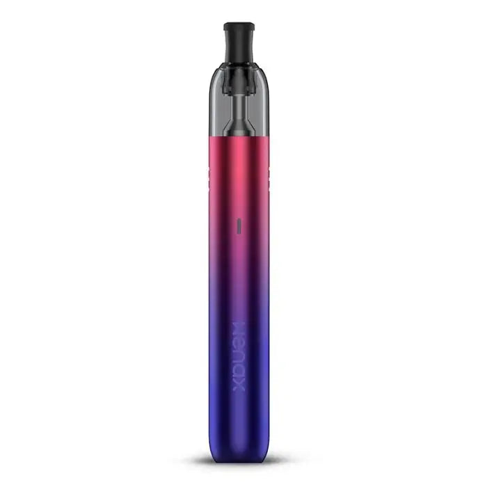 Geekvape Wenax M1 MTL Pod Kit Vape device in gradient red-blue