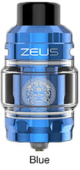 EcigZoo :GeekVape Zeus SubOhm Tank, Blue, Tanks - SubOhm