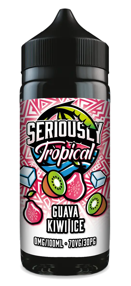 Guava Kiwi Ice 100ml Shortfill E-liquid by Seriously