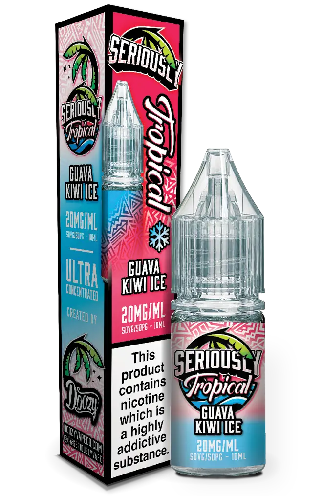 Guava Kiwi Ice by Seriously Tropical Nic Salt E-liquid