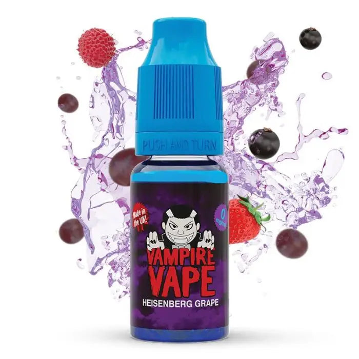 Vampire Vape Heisenberg Grape E-Liquid available in 10mls at ecigzoo.