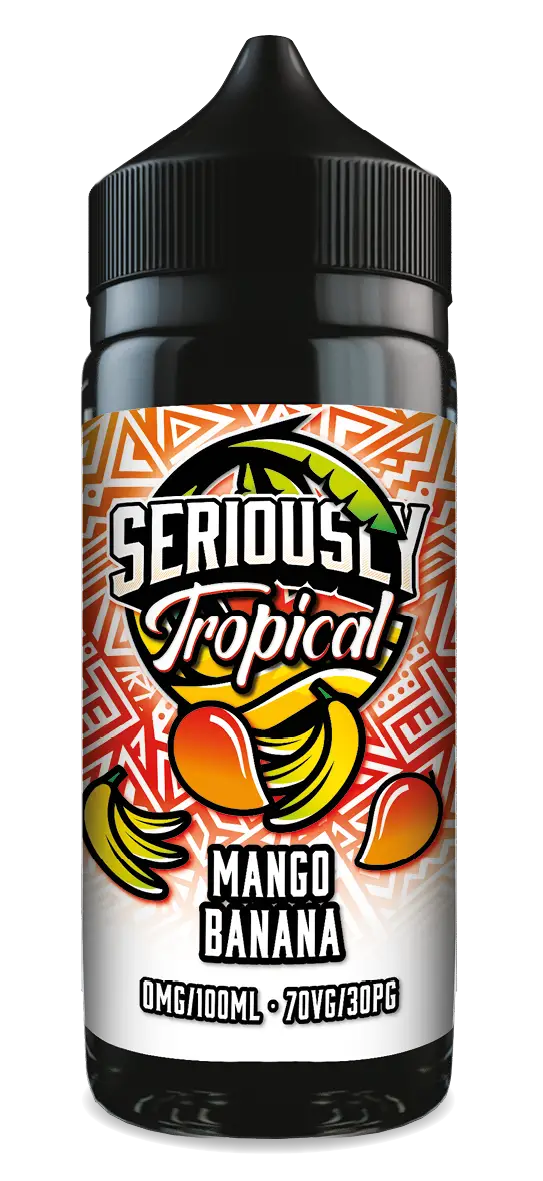 Mango Banana 100ml Shortfill E-liquid by Seriously Tropical