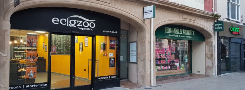 Photo of EcigZoo vape shop exterior in Peterborough, Cambridgeshire