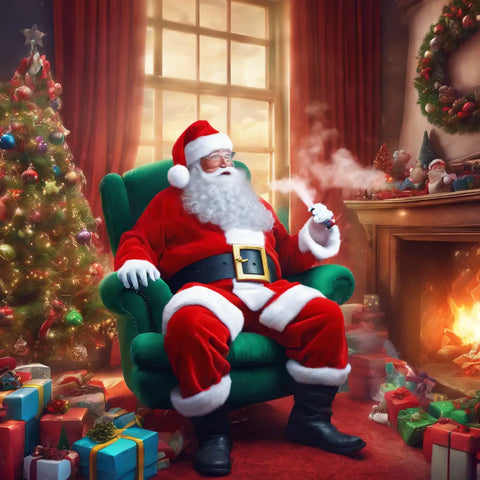 Santa Clause vaping