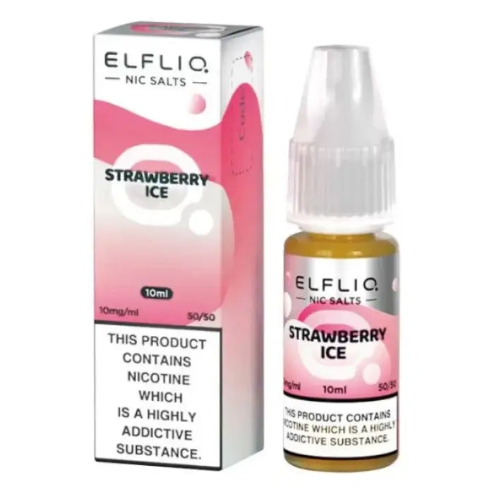 Strawberry Ice by Elfliq - E-liquid - Salts Elf Bar