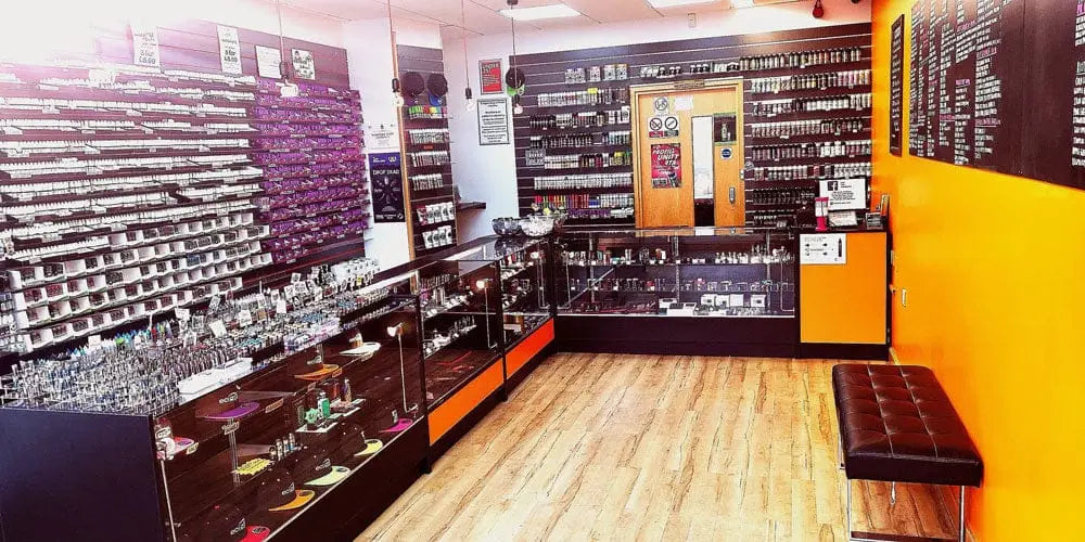 Picture of EcigZoo Vape Shop interior in Wisbech, Cambridgeshire.