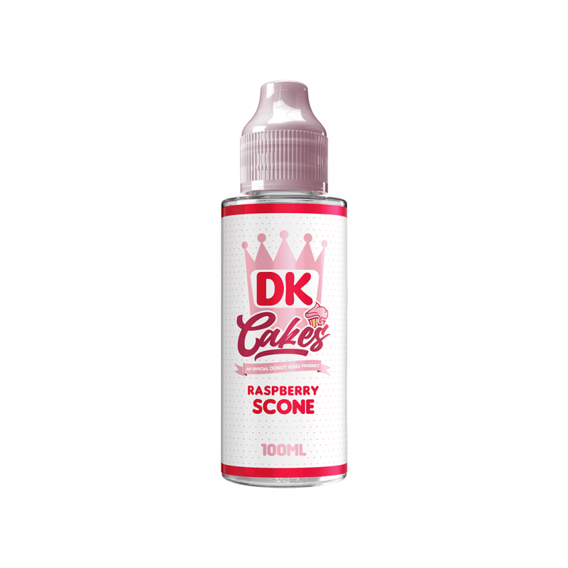 DK Cakes Raspberry Scone E-Liquid in 100ml Shortfill at ecigzoo.